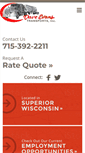 Mobile Screenshot of daveevanstransport.com